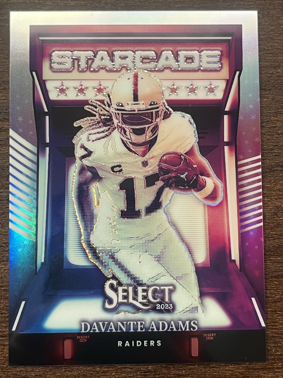 2023 Select Davante Adams Starcade Prizm Case Hit #STC-DAD Raiders SSP