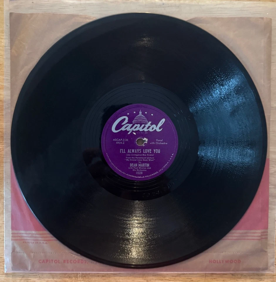 POP 78 DEAN MARTIN BABY OBEY ME! ON CAPITOL Foto 2 de 2