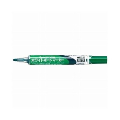 White board markers, Knockle, round tip, fine tip, green ink, EMWLS-D, 3 markers