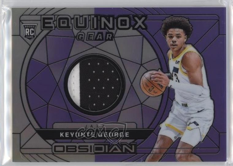 2023-24 Obsidian Electric Etch Purple Flood 14/49 Keyonte George Rookie RC 10yl