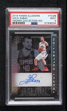 2019-20 Illusions Trophy Collection Signatures Ivica Zubac PSA 9 MINT Auto 16rf