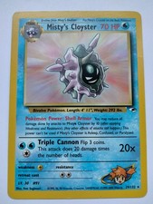 Misty's Cloyster 29/132 Gym Heroes Unlimited MP Pokemon on eBay