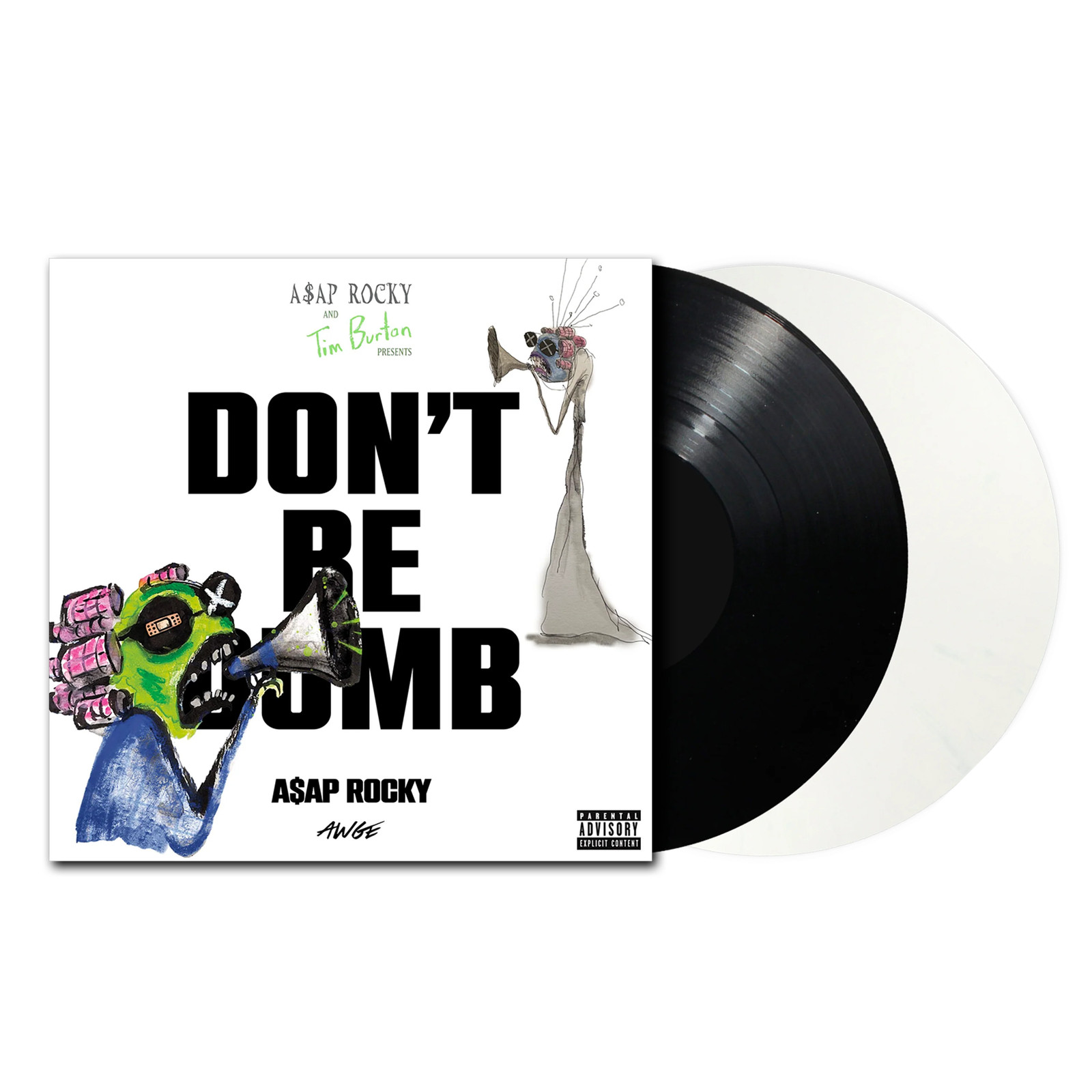 A$AP Rocky | Don't Be Dumb | 2Vinyl LP - Black and White