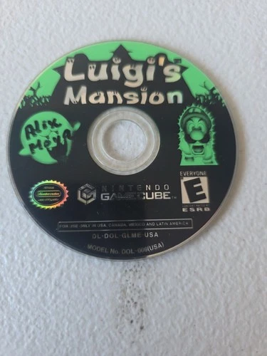 Nintendo GameCube - Luigi's Mansion - Disc Only - Boot Tested