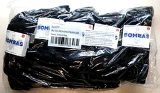 Bombas  adult Black Socks Size large Calf  Socks 25 Pairs NEW