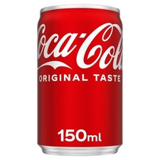 Coca Cola Original Taste 24 x 150ml Mini Cans Classic Refreshing Soft Drink