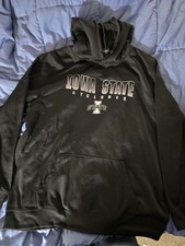 New Iowa State Cyclones Men's 2XL Hoodie / Hooded Sweatshirt Black Out XXL