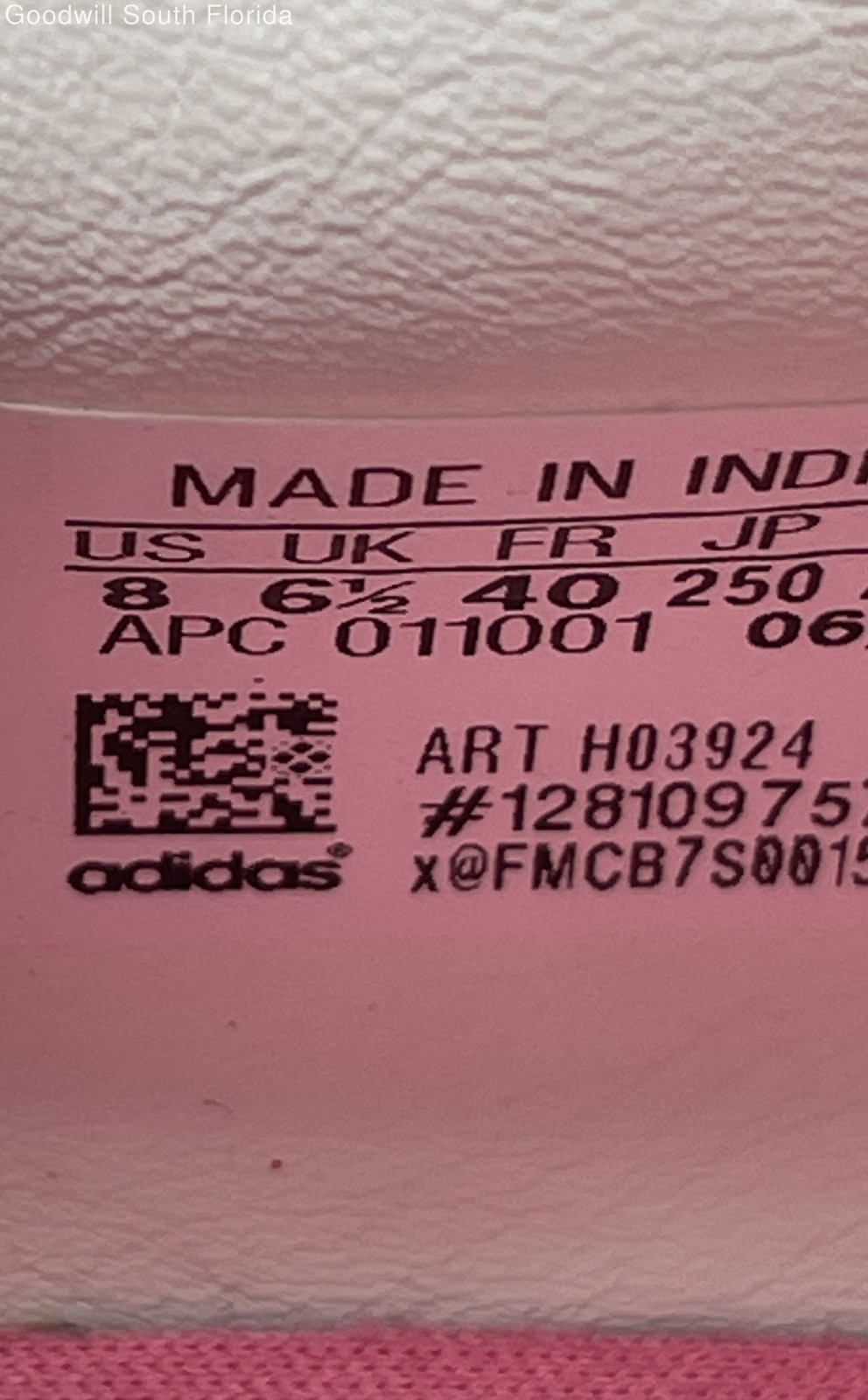 Adidas Womens Stan Smith H03924 White Pink Low Top Lace-Up Sneaker Shoes Size 8 thumbnail 7