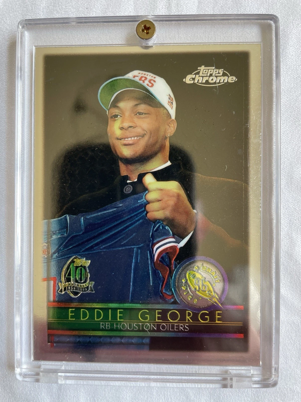 1996 Topps Chrome - Eddie George #162 (RC)