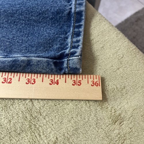 Jeans Wrangler 13MGSHD George Strait CROTCH STRAPPED HOLE uomo 36x36 blu 34x35 - Foto 8 di 9