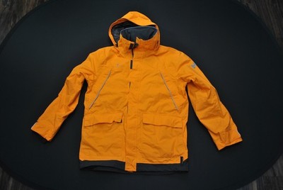HH Helly Hansen Seaborn Polar Shield Orange Jacket Men Large L Hoodie 20226KS