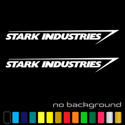 #ad #ad 2x Stark Industries Sticker Vinyl Decal Marvel Iron Man Avengers Car Window $4.35