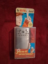VINTAGE JON-E PORTABLE LIGHTER WARMER CAMPING HUNTING ***COMPLETE*** NICE!🔥