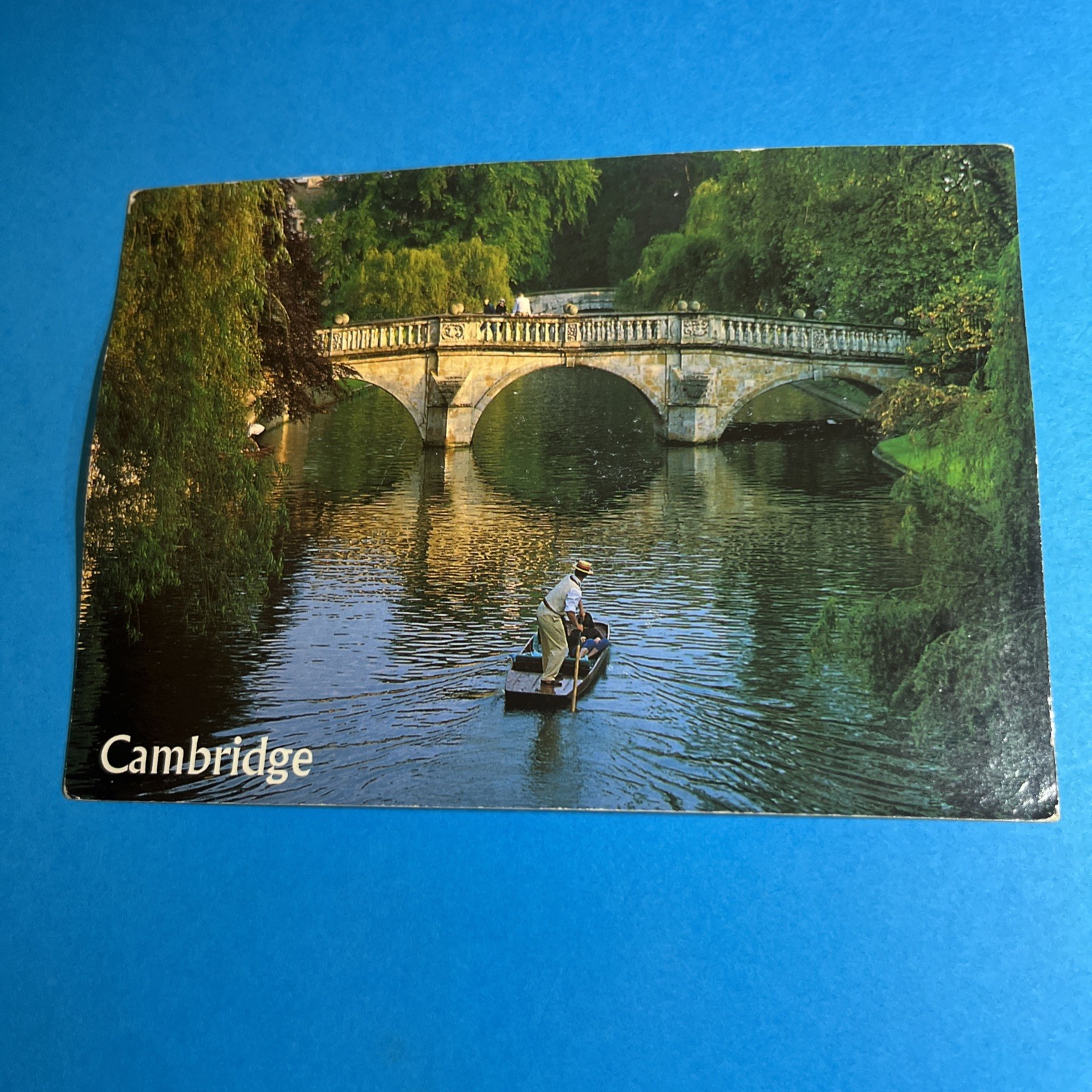 CLARE BRIDGE THE BACKS CAMBRIDGE VIAGGIATA - POSTCARD CARTOLINA COLLEZIONE