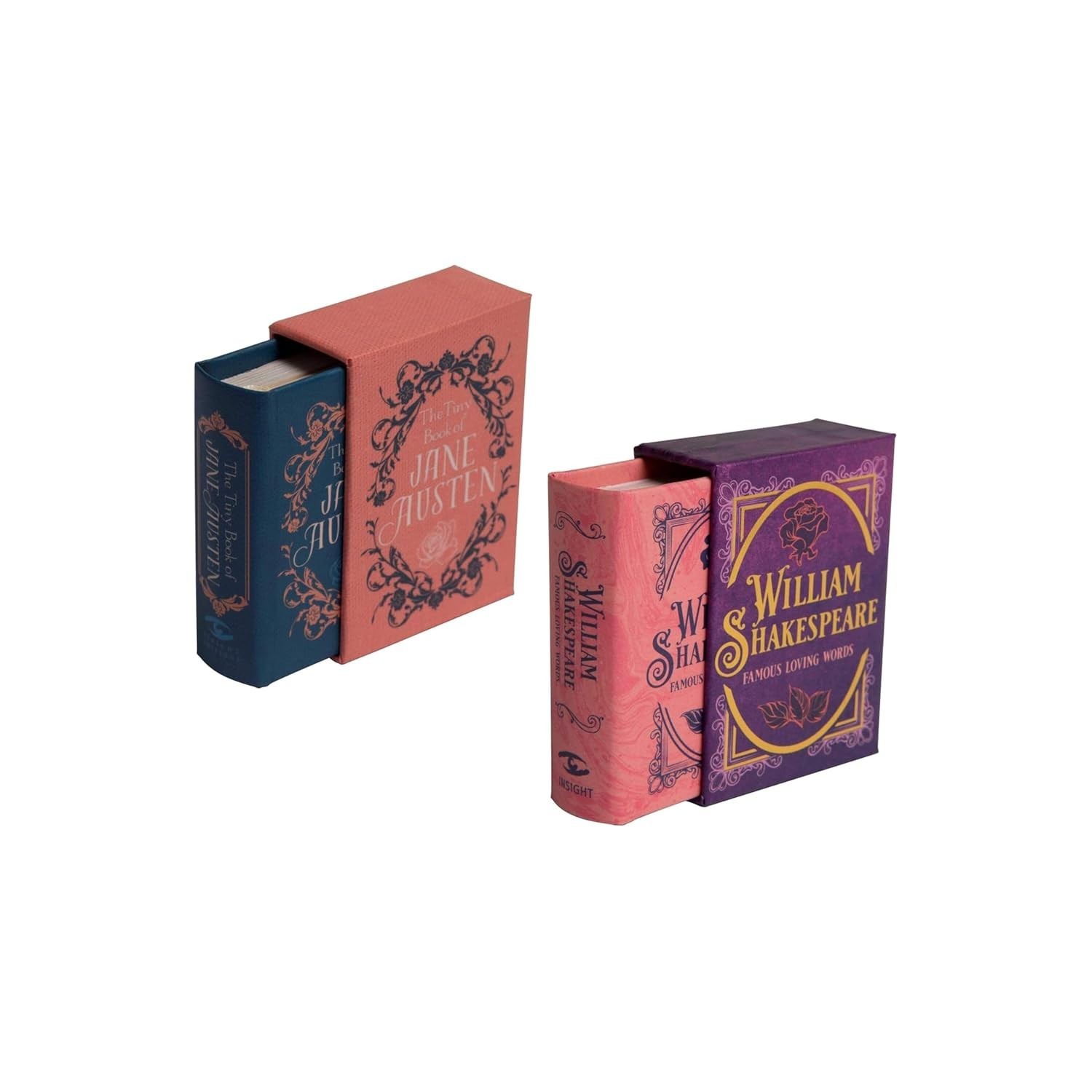 Tiny Books of Jane Austen, William Shakespeare by Darcy Reed 2 Books Set