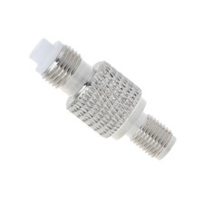 Silver SMA Female To FME Female Plug RF Connector Straight RF Coaxial Adapter
