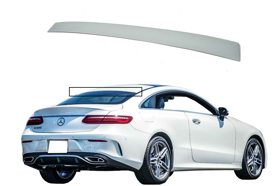 Fits For MERCEDES C238 E-Class Coupe Roof Spoiler Made Of ABS UNPAINTED OEM Look