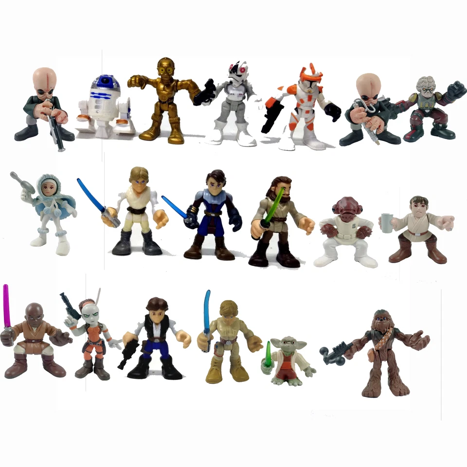 Lotes 2,5"" Playskool Star Wars Galactic Heroes Last Jedi Force - Brinquedos à sua escolha - Imagem 3 de 4