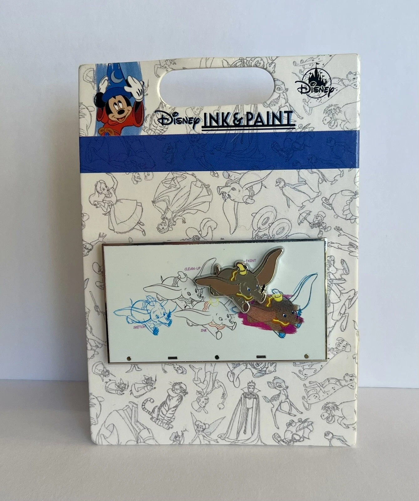 2020 DISNEY Trading Pin - INK and PAINT Series - 3D DUMBO Drawing