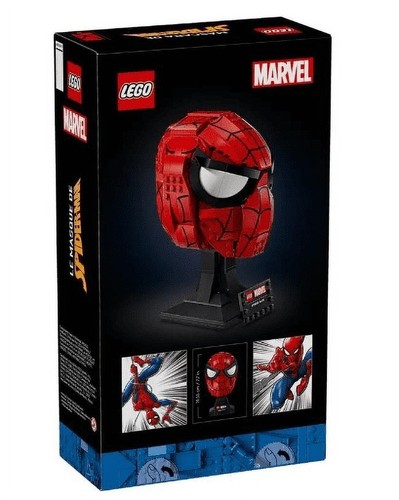 Nuovo LEGO MARVEL Spider-Man Maschera 76285 Elmetto Testa Collezione Supereroi Sigillato - Foto 2 di 3