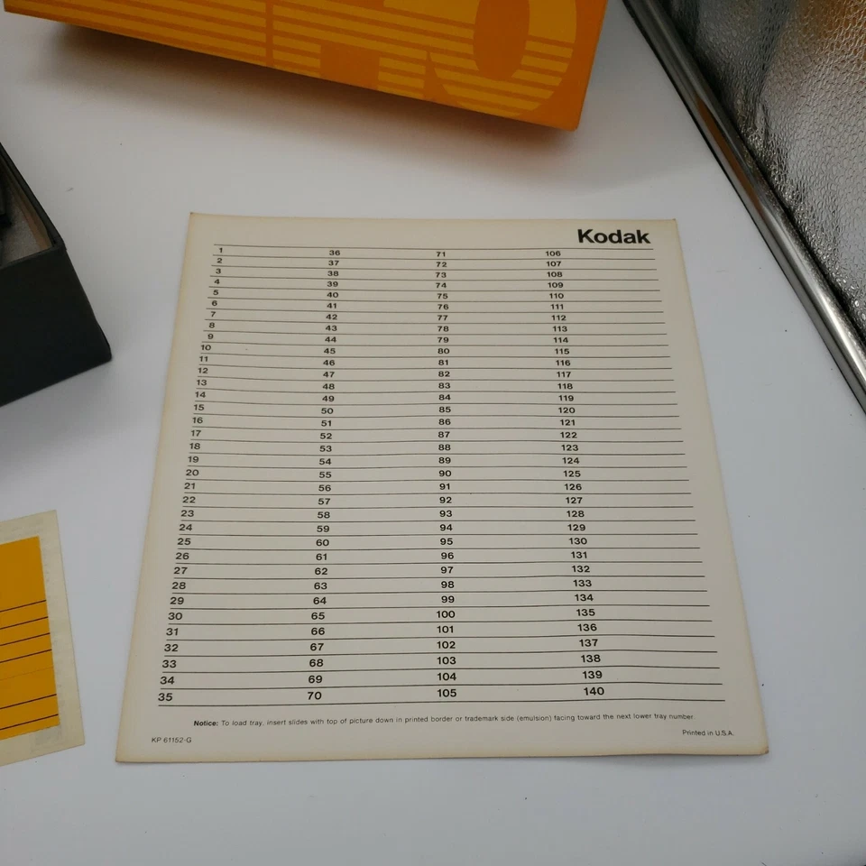 Kodak Carousel Transvue 140 Slide Tray New Great Condition View Photos - Image 4 of 4