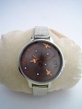 OLIVIA BURTON WATCH WOMENS OBW0643 STAINLESS STEEL MILANESE MESH QUARTZ GENUINE