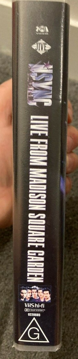 N Sync (NSync) Live At Madison Square Garden VHS VIDEO TAPE (music