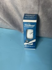 Titleist Tour Soft Golf Balls three White New