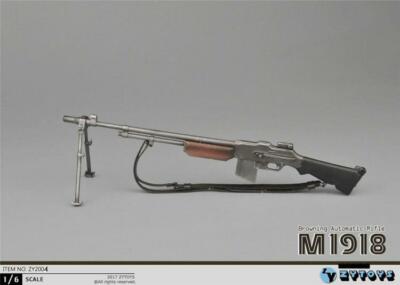 US Army 1/6 Scale WWII M1918 BAR Browning Automatic Rifle for 12 