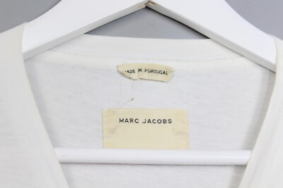 UPSIDE DOWN LOGO MARC JACOBS COTTON MEN T-SHIRT WHITE SIZE L | eBay