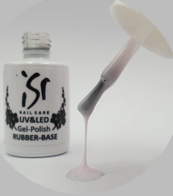 ISR NAIL CARE ISR UV & LED Gel Lack Rubber Base Cover5 Gummi flexibles Haftgel Camouflage 15ml