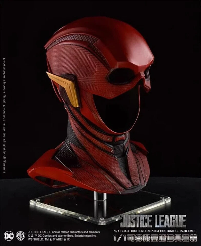 DC Justice League The Flash Full Size Helmet Mask Fancy Dress & Cosplay Gift - Image 2 of 4