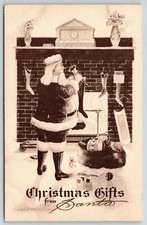 Christmas~Neat Hair Santa @ Fireplace~Suit Spots~EB Scofield Cobb Shinn?~Sepia
