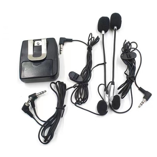 Motorcycle Helmet to Helmet Intercom Headset Walkie-talkie Front & Rear MP3 - Zdjęcie 4 z 10