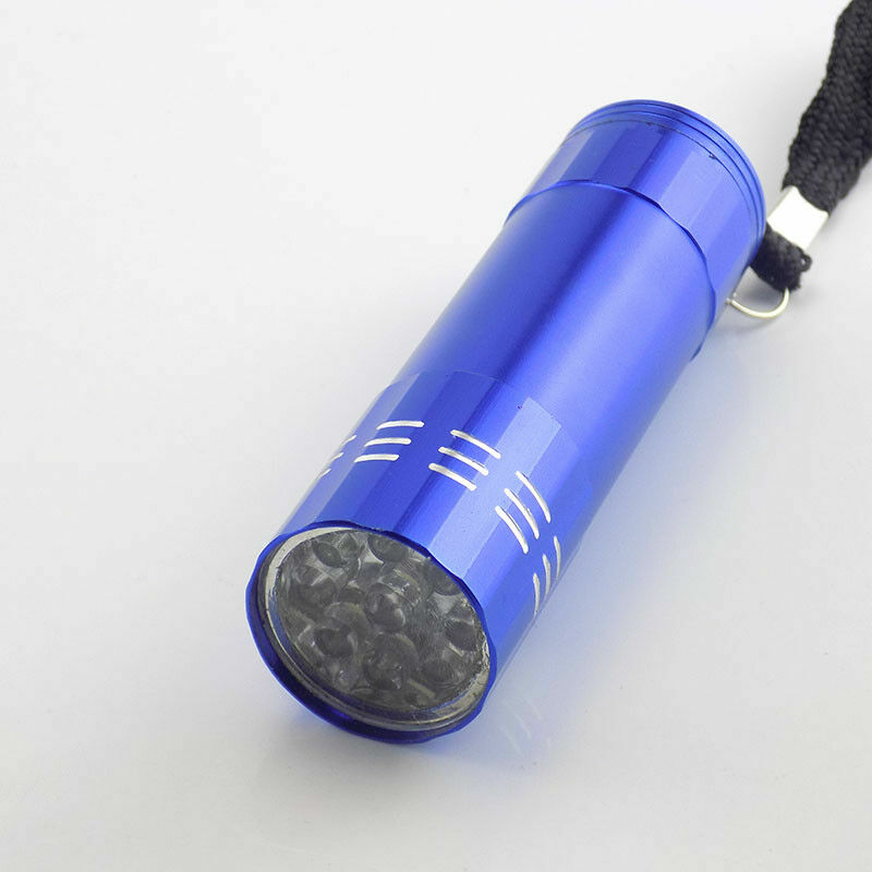 1X mini 9 LED Flashlight Portable Pocket Torch flash Lamps light Keychain - Picture 5 of 13