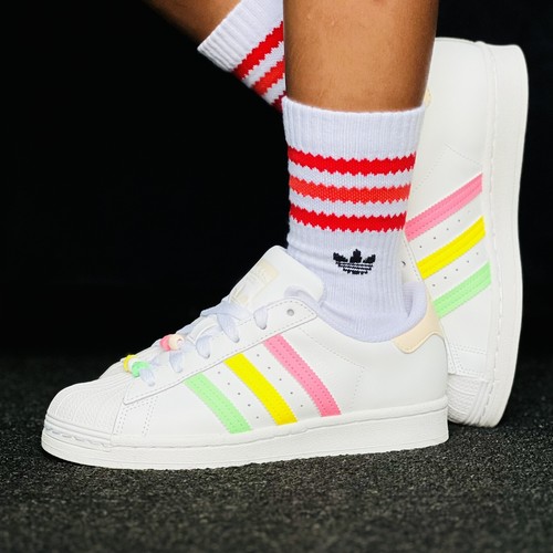 Adidas Superstar Junior Children Older Kids Athletic Sneaker School Shoes #884
