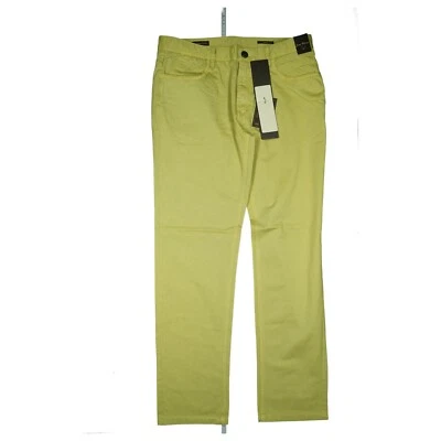 Jean Biani Herren Chino Hose Jeans Slim Fit Premium Cotton 54 W35 L32 Grün NEU - Bild 1 von 4