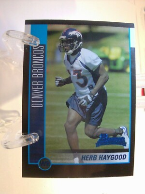 2002 Bowman Football Card  #121 Herb Haygood RC    (85078)