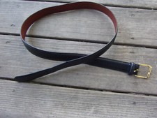 dean brown leather belt men 36 made in usa