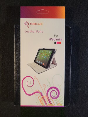 rooCASE For Apple iPad Mini Leather Folio Case Magnet Cover with Stand Function 