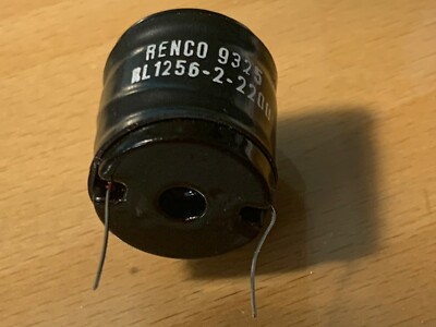 RL-1256-2-2200 Renco Power Line Choke Inductor 2200uH, 2 Pin 