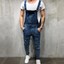 thumbnail 15  - Men Denim Dungarees Work Pants Bib and Brace Zip Fly Jumpsuit Jeans Trousers