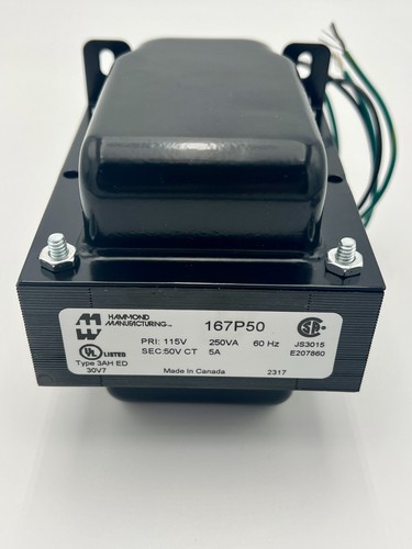 167P50 4in X 3.75in X 4.56in, Low Voltage, Filament, Transformer - Picture 2 of 3