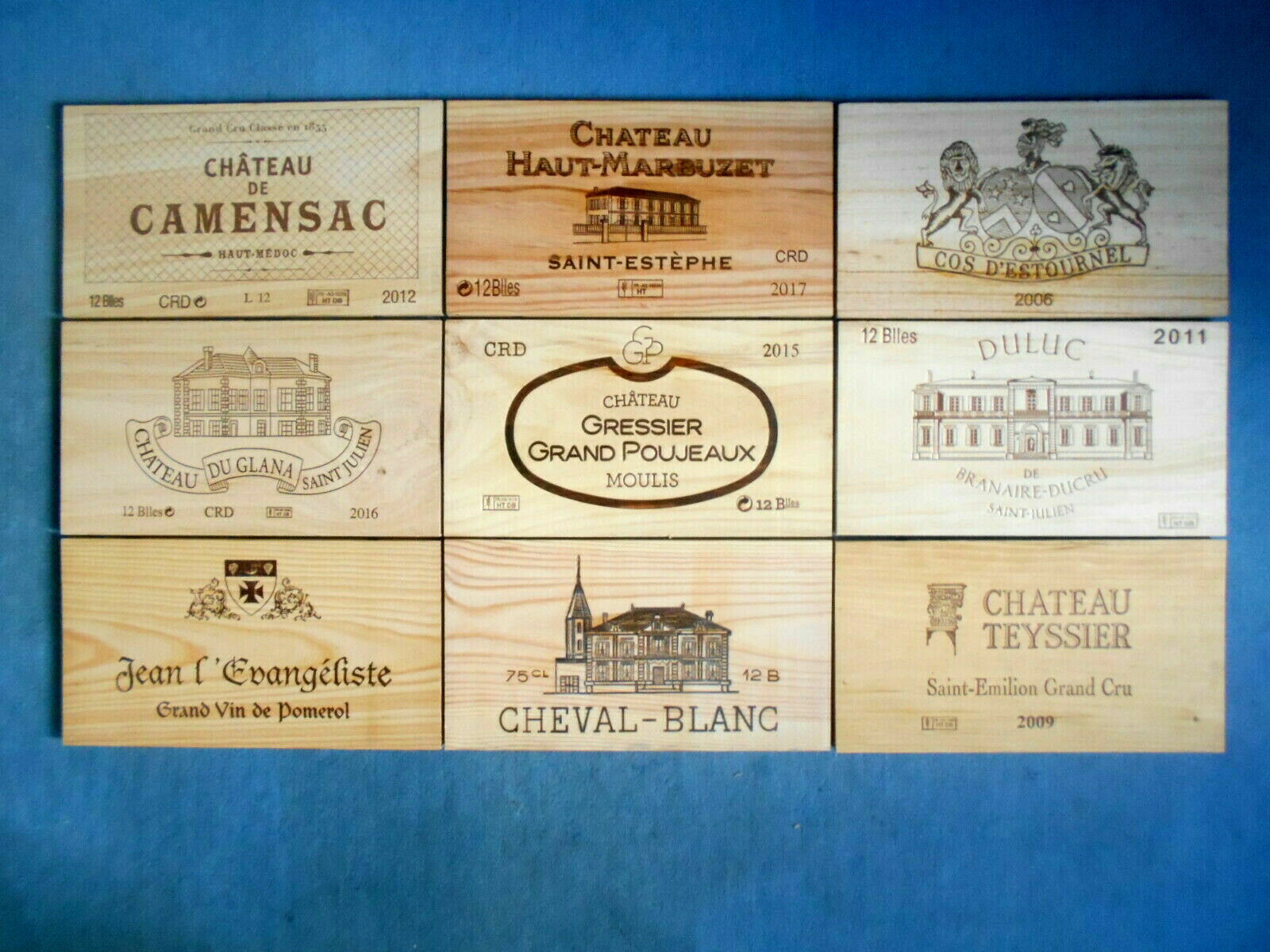 Caisse Bois Vin Facade d’occasion