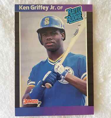 rare ken griffey jr rookie cards RARE-Ken Griffey Jr. Rookie ERROR CARD MINT PRESERVED IN CASE Wrong  Birthplace