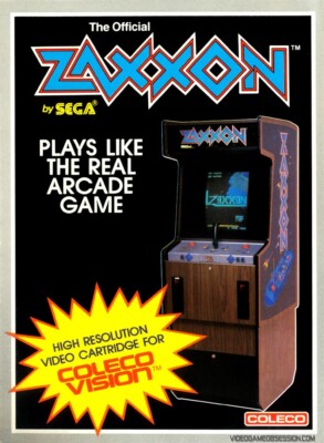 Zaxxon - Authentic ColecoVision Game