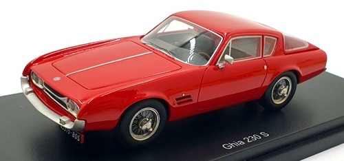 BOS Models 1/43 Scale BOS43315 - Ghia (Basis Fiat) 230 S - Red