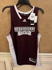 Mississippi State Bulldogs Adidas Men's Basketball Jersey Size Medium,
