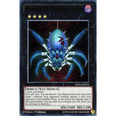 Nummer 70: Bösartige Sünde DUSA-DE014 Yu-Gi-Oh! Karte Ultra Rare 1. Auflage