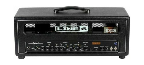 Cabezal de amplificador Line 6 válvula araña HD100 - cubierta de vinilo negro con opción de tubería (line028) - Imagen 2 de 13
